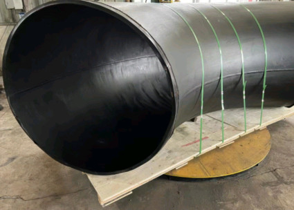 Coude A105 de tuyau d'acier au carbone de soudure bout à bout 24 pouces 90 degrés